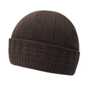 Exclusive Savings Event Trending Deals Today Winter Knitted Beanie Hats For Men With Velvet Inside - Coffee,Light Gray,Dark Gray,Red,Dark Blue,Black