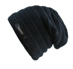 Winter Knitted Skullies & Beanie For Men - Black/Red/Gray/Khaki/Sky Blue/Brown Daily Hot Deal