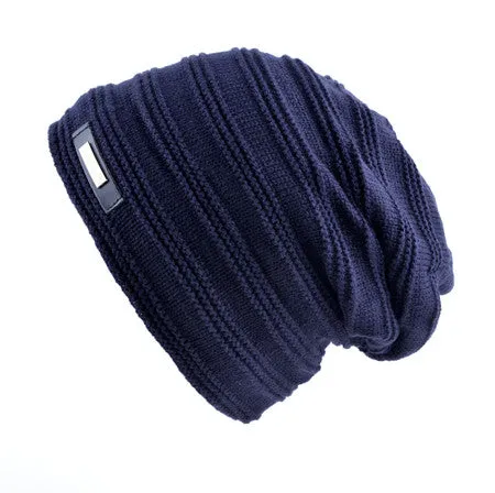 Winter Knitted Skullies & Beanie For Men - Black/Red/Gray/Khaki/Sky Blue/Brown Flash Sale Alert Daily Special Offer