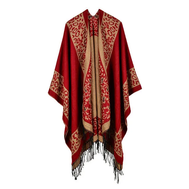 Limited Stock Offer Dont Miss These Savings Winter Women'S Fashion Poncho Scarf - 8 Colors