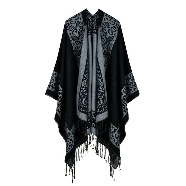 Mega Sale Now Special Deals Online Winter Women'S Fashion Poncho Scarf - 8 Colors