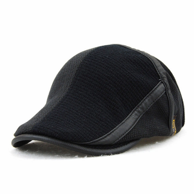 Limited Stock Offer Grab the Deal Now Winter Knitted Beret Hat For Men - Coffee,Black,Wine Red,Dark Gray
