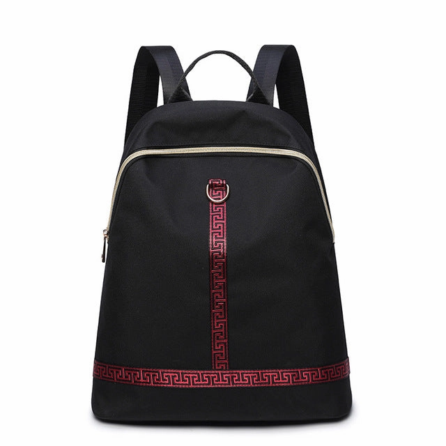 Women'S Fashion Waterproof Oxford Fabric Backpack -Black,Blue,Orange,Pink,Red Todays Hot Pick
