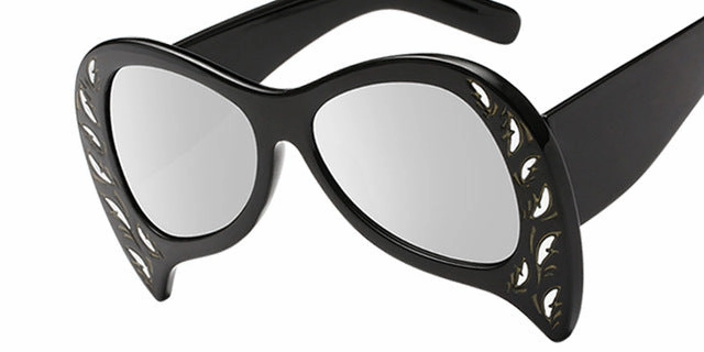 Women'S Unique Cat Eye Fashion Summer Sunglasses-Black Blue,White Gray,Pink Pink,Black Gray,Black Silver,Leopard Tea Clearance Alert Now