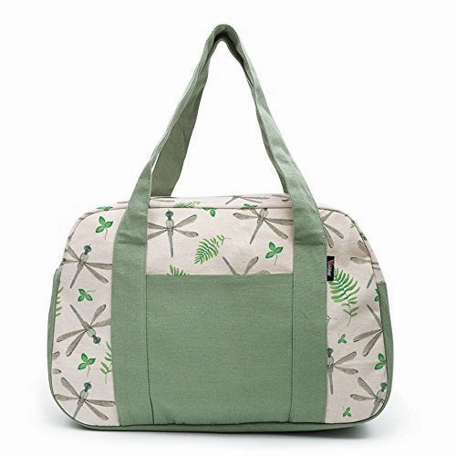 Women'S Watercolor Dragonfly Pattern-1 Printed Canvas Duffel Travel Bags Was_19 Instant Savings Deal Exclusive Hot Pick