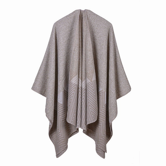 Women'S Winter Solid Color Fashion Poncho Scarf - 6 Colors Grab Your Deal Today
