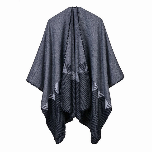 Women'S Winter Solid Color Fashion Poncho Scarf - 6 Colors Big Savings Alert