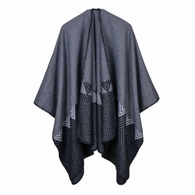 Women'S Winter Solid Color Fashion Poncho Scarf - 6 Colors Big Savings Alert