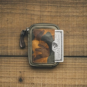 Woodland Camo Leather Essential Wallet Gift Sale Event Hot Pick Deal