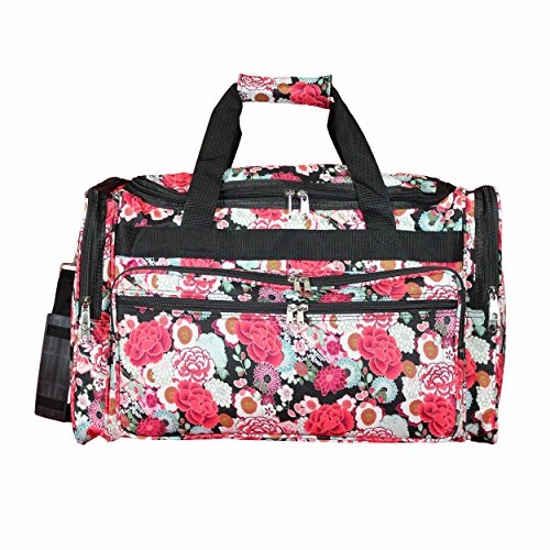 World Traveler 22" Duffle Duffel Bag, Flowers, One Size Exclusive Hot Pick