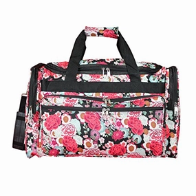 World Traveler 22" Duffle Duffel Bag, Flowers, One Size Exclusive Hot Pick