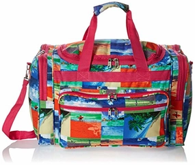 World Traveler Value Series Summer 19-Inch Carry Duffel Bag, Surf, One Size Instant Savings Inside Big Savings Today