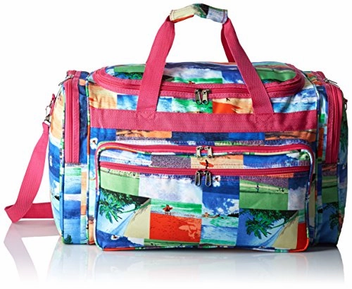 World Traveler Value Series Summer 22-Inch Carry Duffel Bag, Surf, One Size Hot Offer Event