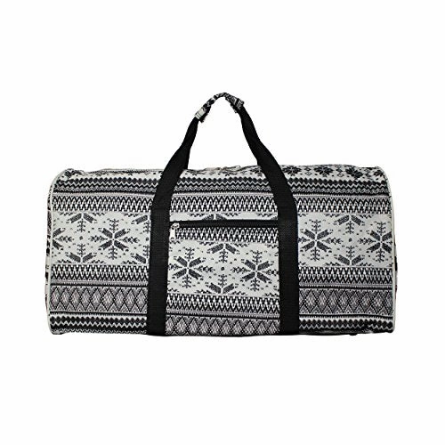 Todays Trending Deals Exclusive Holiday Deal World Traveler Value Series Winter 22-Inch Lightweight Deer Duffel Bag, Black Trim Deer, One Size