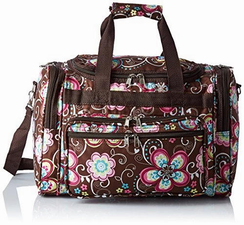 World Traveler Women'S Value Series 16-Inch Carry Duffel Bag, Brown Daisy, One Size Clearance Sale Surprise Discount Today