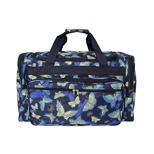 World Traveler Women'S Value Series Blue Moon 22-Inch Carry Duffel Bag, Gold Butterfly, One Size Trending Offer Today Hot Pick of the Day