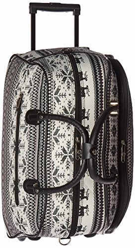 Grab Todays Deal World Traveler Women'S Winter 21-Inch Bag Rolling Duffel, Deer, One Size