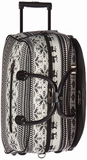 Grab Todays Deal World Traveler Women'S Winter 21-Inch Bag Rolling Duffel, Deer, One Size