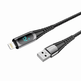 Xpower 3A Zine Alloy Usb-A To Lightning Led Display 1M Cable Dpal EndofWeek Deals Flash Sale Alert