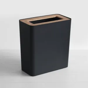 YAMAZAKI Rin Rubbish Bin/Paper Bin Black Square