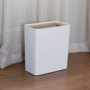 YAMAZAKI Rin Rubbish Bin/Paper Bin White Square