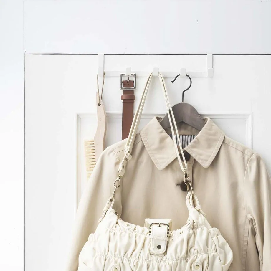 YAMAZAKI Smart Door Hanger 5 Hook White