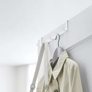 YAMAZAKI Smart Door Hanger 5 Hook White