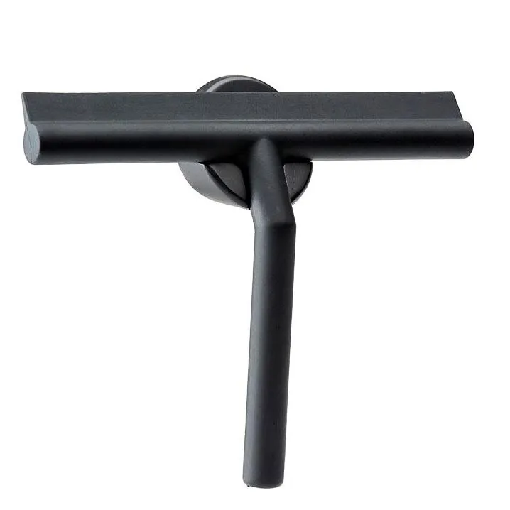ZONE DENMARK Shower Wiper Squeegee w/ 3M Holder, Black