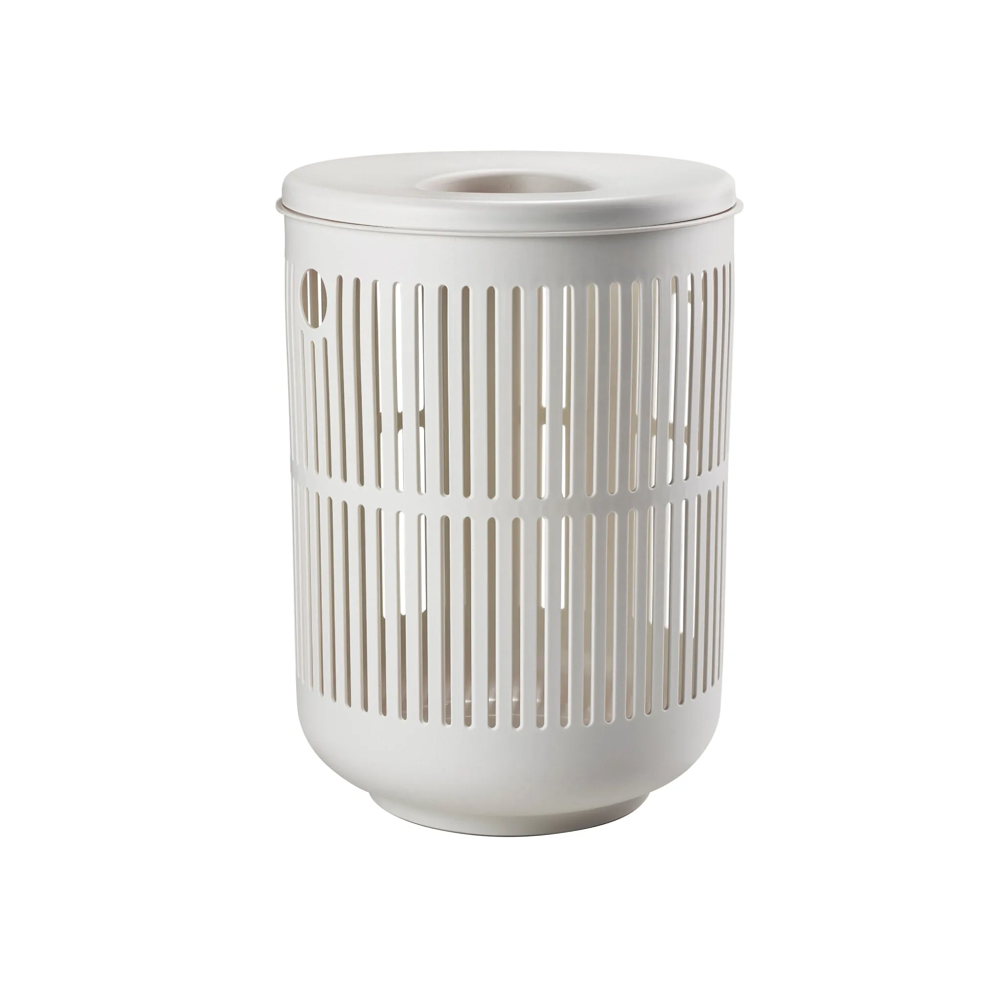 ZONE DENMARK Ume Laundry Basket 60L w/Lid, Soft Grey