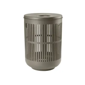 ZONE DENMARK Ume Laundry Basket 60L w/Lid, Taupe