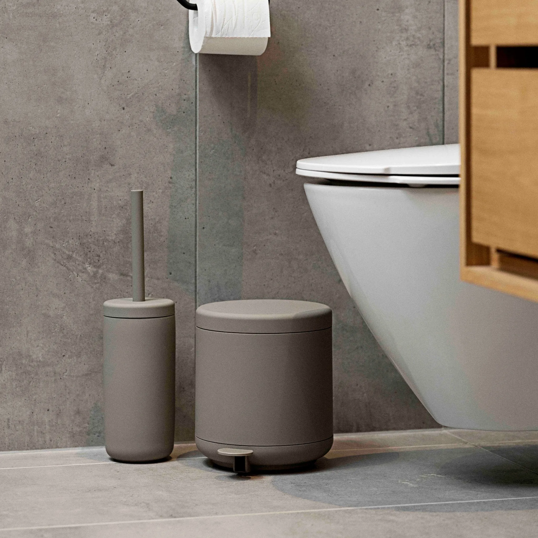 ZONE DENMARK Ume Pedal Bin Soft Touch 4L, Taupe
