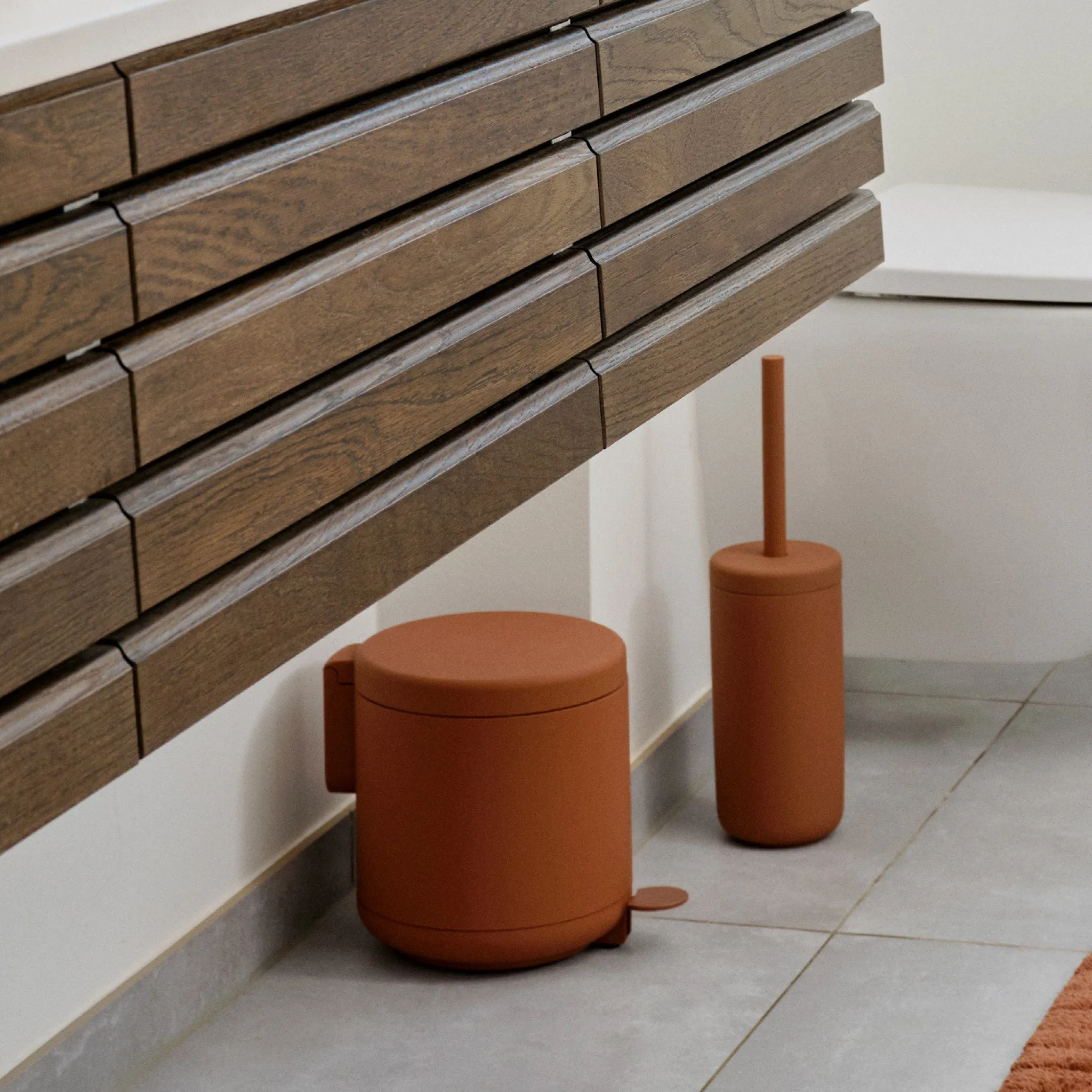 ZONE DENMARK Ume Pedal Bin Soft Touch 4L, Terracotta