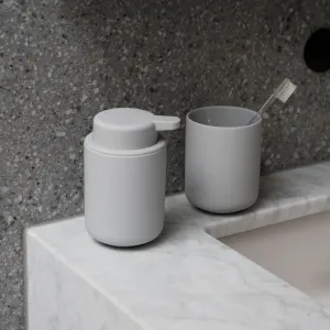 ZONE DENMARK Ume Soap Dispenser 250ml, H12.8cm, Soft Grey