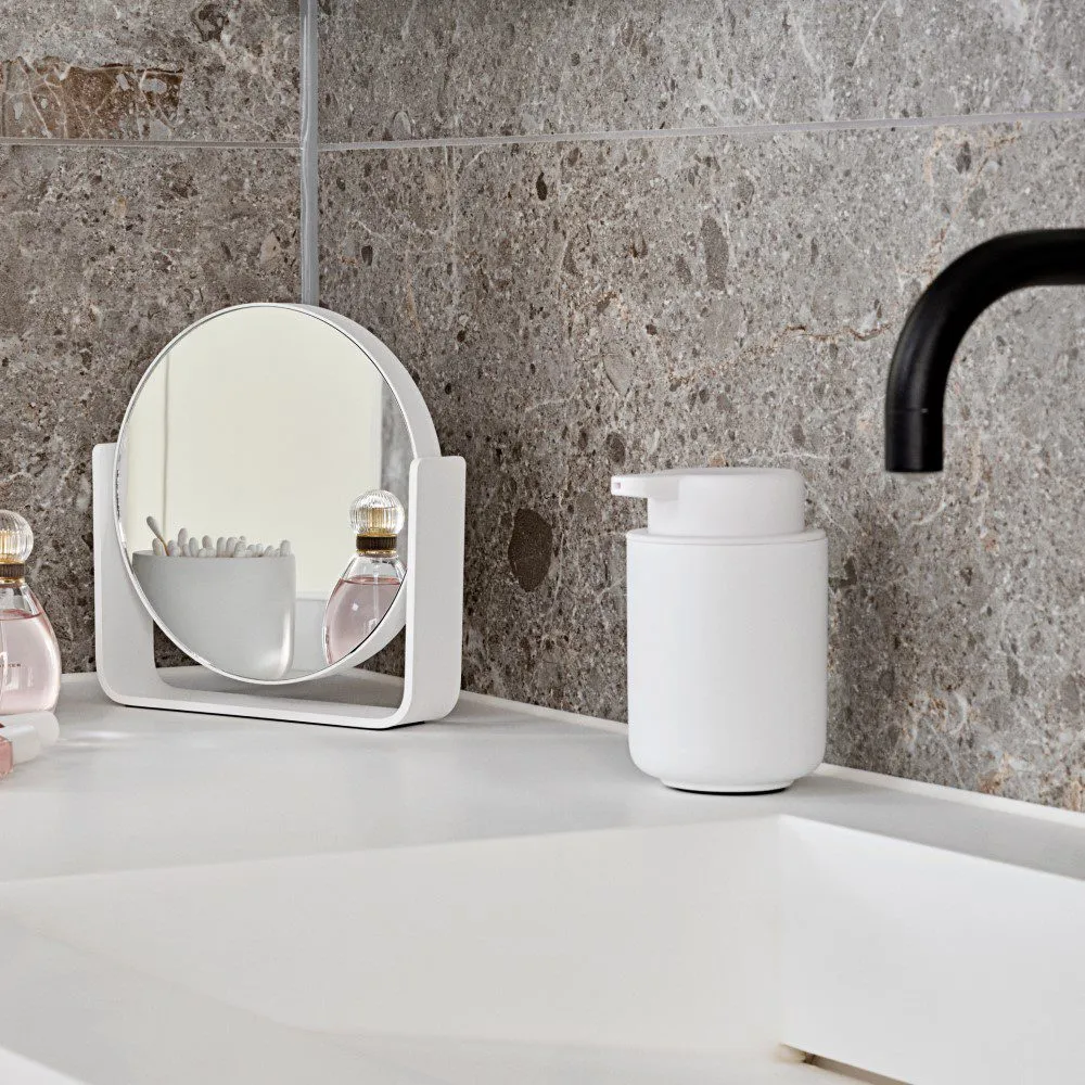 ZONE DENMARK Ume Soap Dispenser 250ml, H12.8cm, White