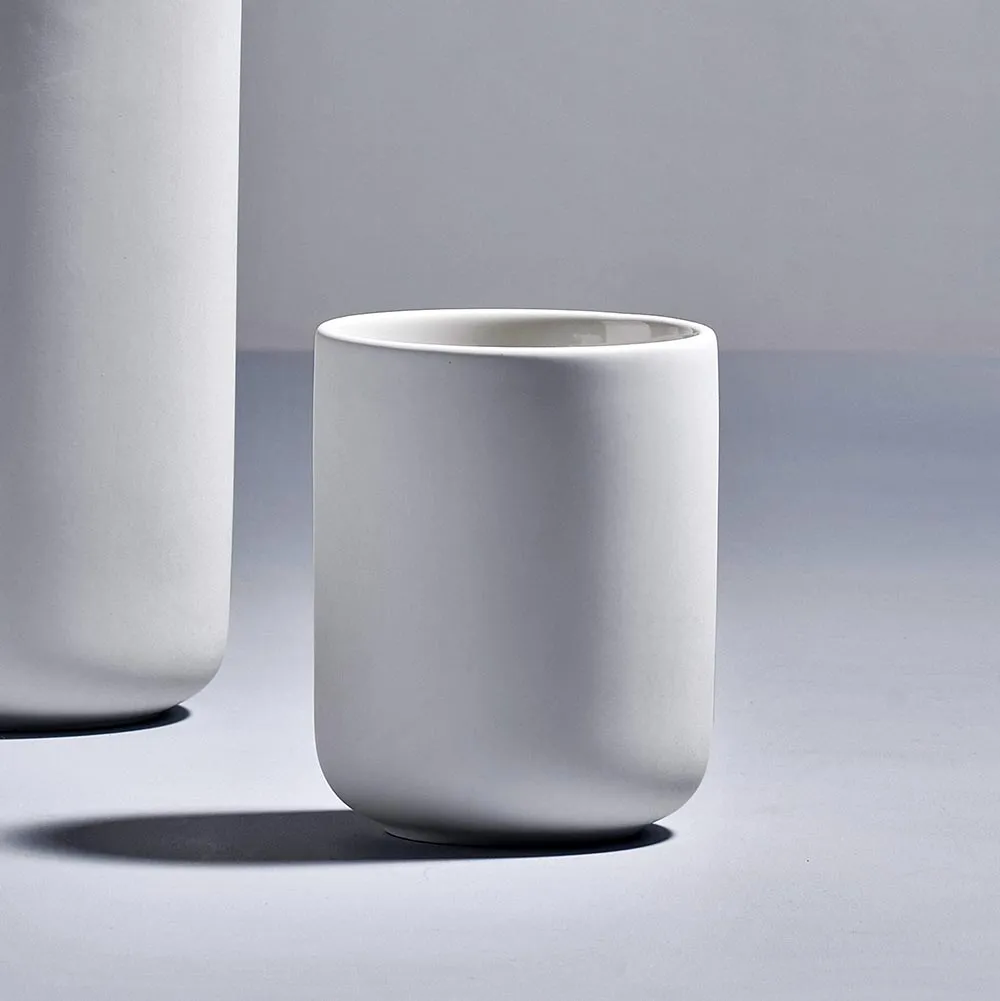 ZONE DENMARK Ume Tumbler/Toothbrush Holder, Soft Grey