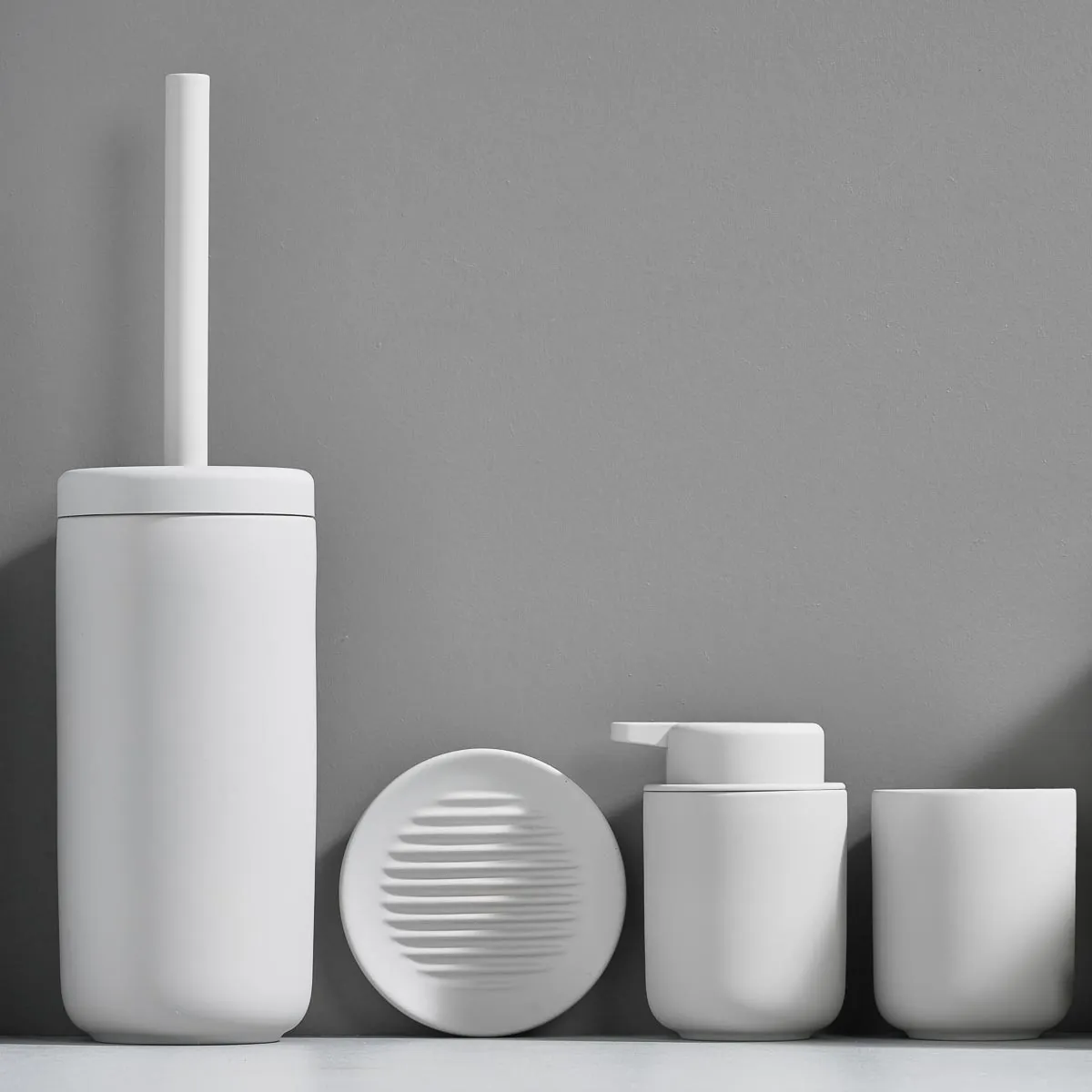 ZONE DENMARK Ume Tumbler/Toothbrush Holder, White