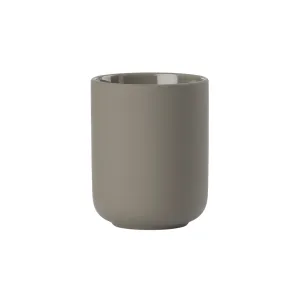 ZONE DENMARK Ume Tumbler/Toothbrush Mug, Taupe