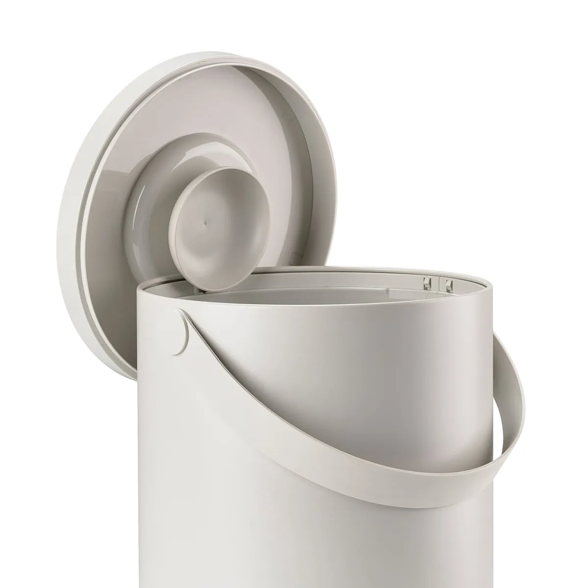 ZONE DENMARK Waste Bin Circular, 35L/H65.5cm, Warm Grey